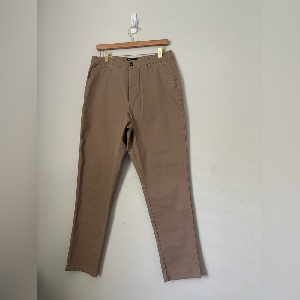 ASOS Basic Neutrals Slim Tailored Chino Pants - Picture 3 of 8